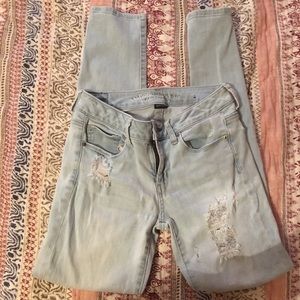 American eagle light wash jeans